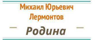 Лермонтов - Родина (Люблю отчизну я, но странною любовью) кратко